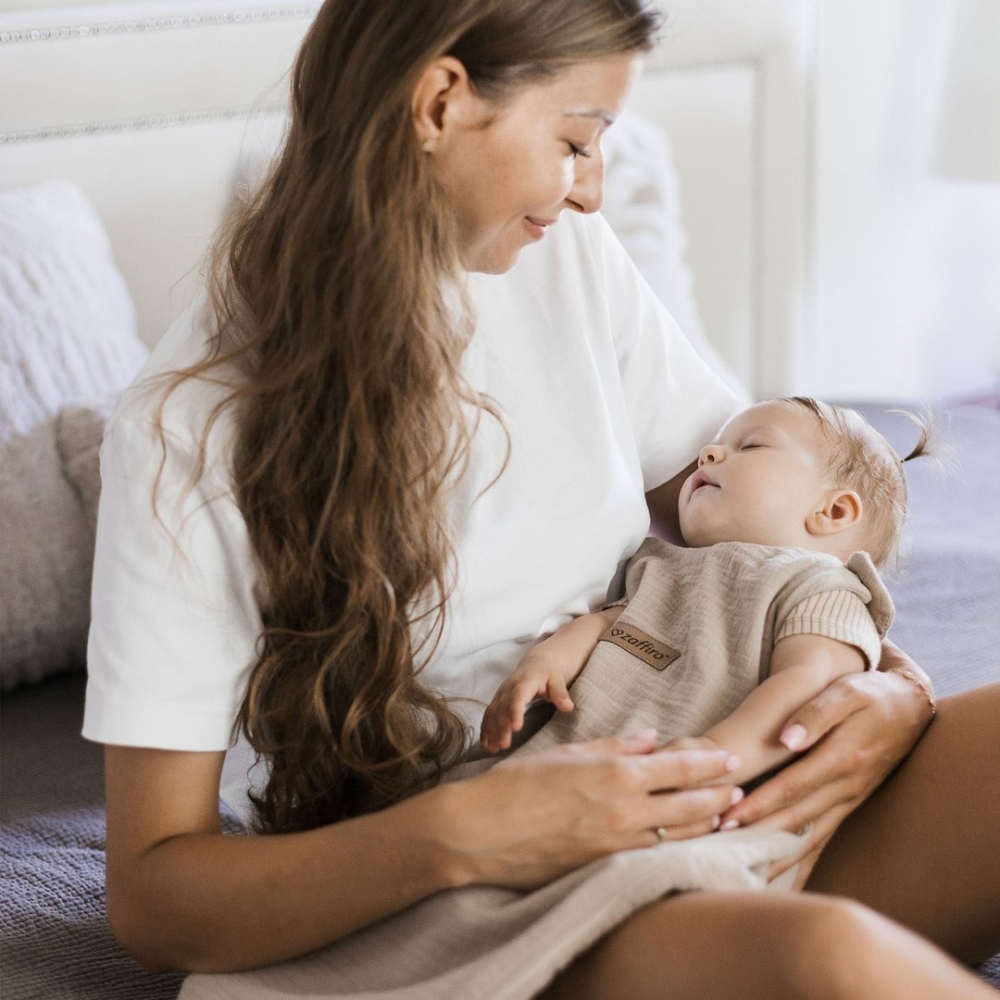 Miegmaišis iš muslino, 2,5 TOG, „Malaga“, 6–12 mėn., vanilės spalvos